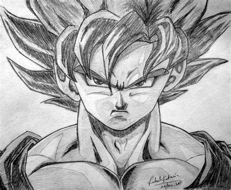 lapiz dibujos de goku